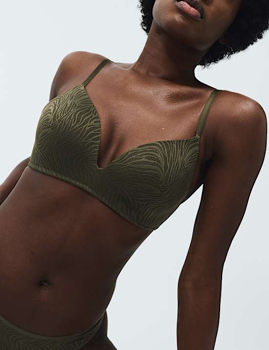 Body Lace Non Wired Plunge Bra (A-E)