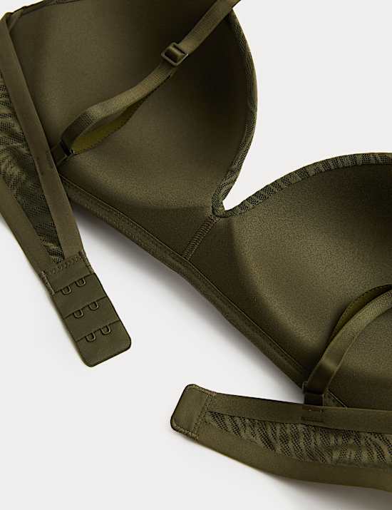 Koronkowy biustonosz Body z głębokim dekoltem bez fiszbin (A&ndash;E)