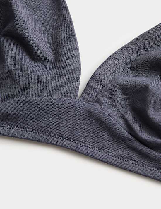 3 Pack Cotton Rich Non Wired Full Cup Bras (A-E)