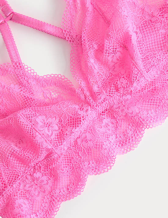 Jasmine Lace Non Wired Longline Bralette (A-E)
