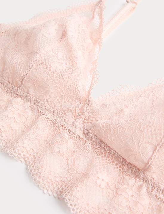 Jasmine Lace Non Wired Longline Bralette (A-E)