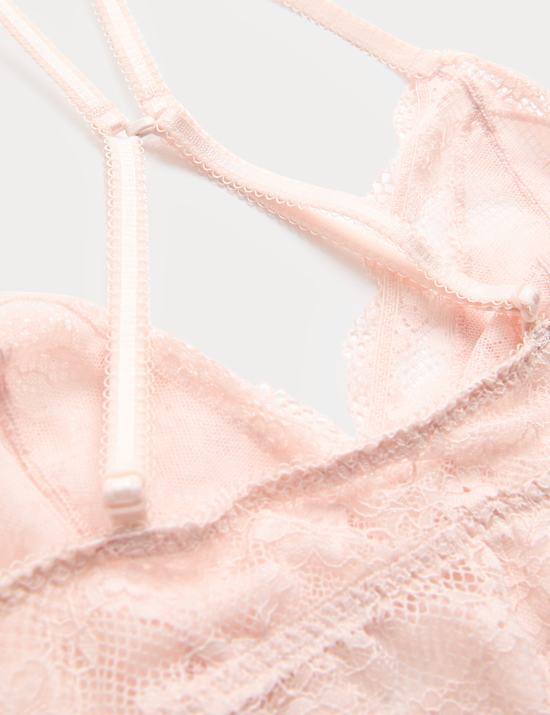 Jasmine Lace Non Wired Longline Bralette (A-E)
