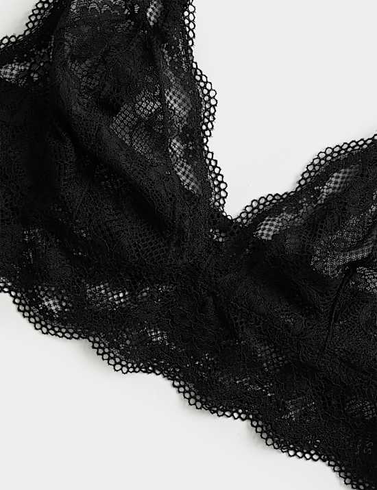 Jasmine Lace Non Wired Longline Bralette (A-E)