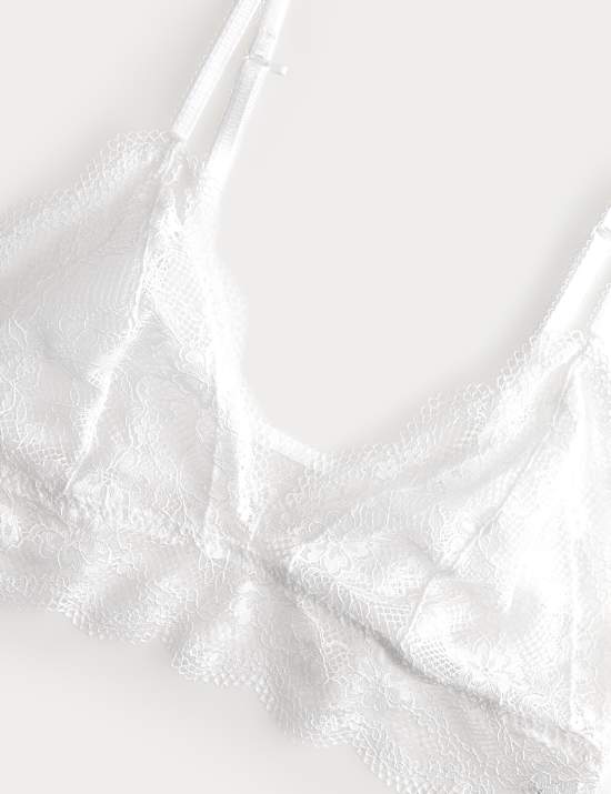 Jasmine Lace Non Wired Longline Bralette (A-E)