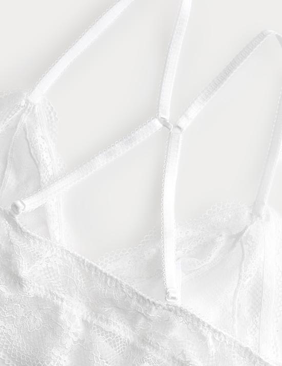 Jasmine Lace Non Wired Longline Bralette (A-E)