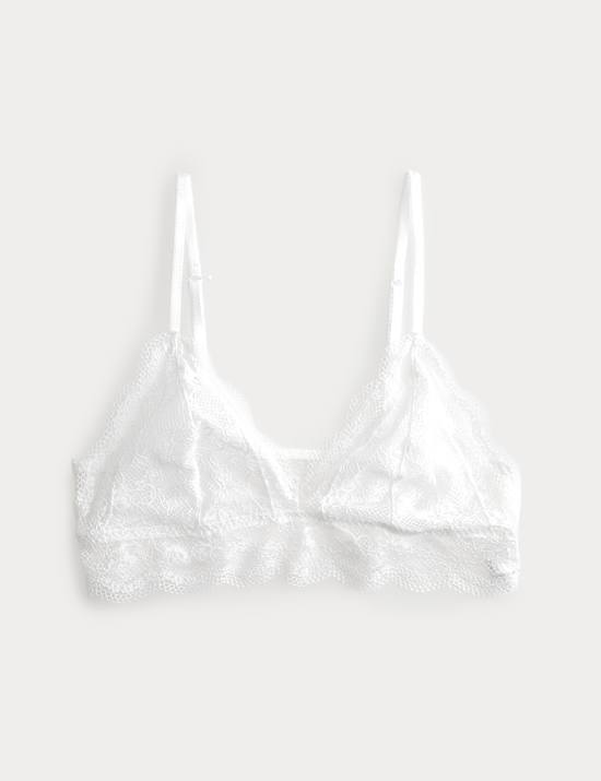 Jasmine Lace Non Wired Longline Bralette (A-E)