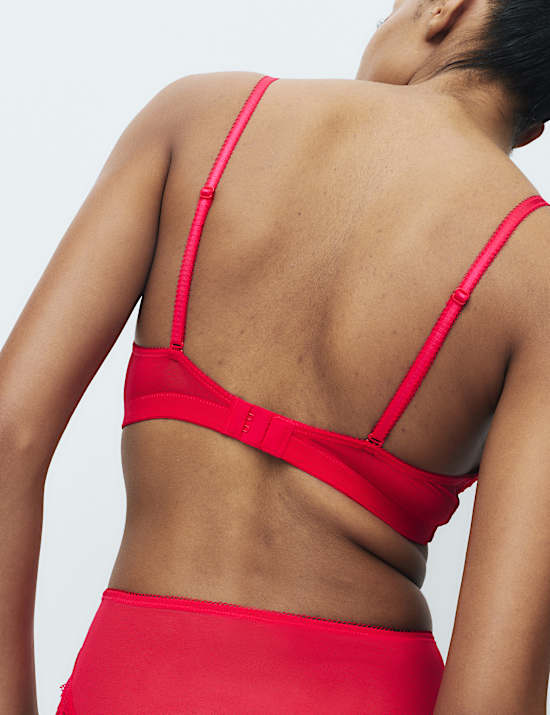 Jasmine Lace Non Wired Plunge Bra (A-E)