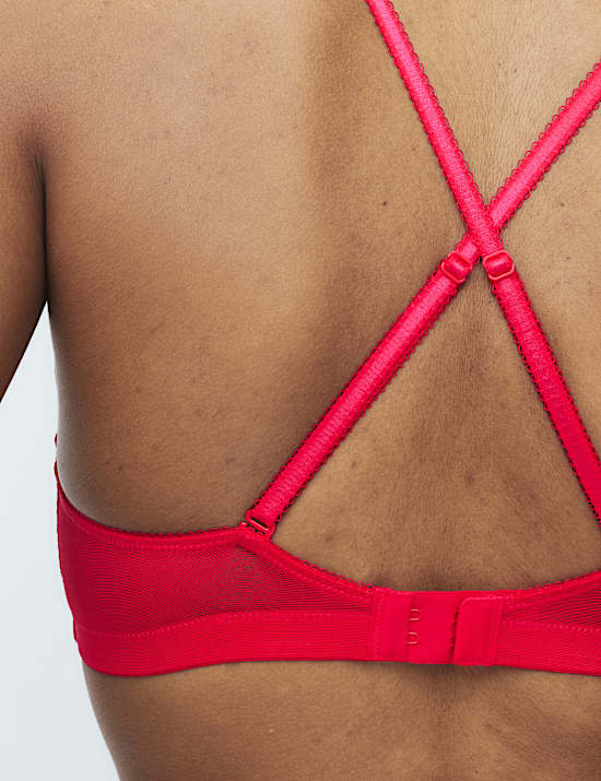 Jasmine Lace Non Wired Plunge Bra (A-E)