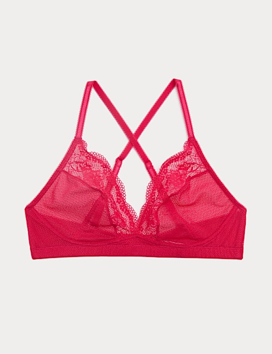 Jasmine Lace Non Wired Plunge Bra (A-E)