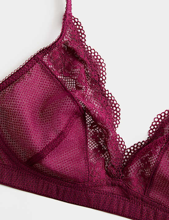 Jasmine Lace Non Wired Plunge Bra (A-E)