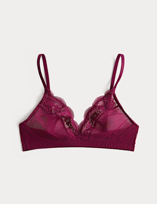 Jasmine Lace Non Wired Plunge Bra (A-E)