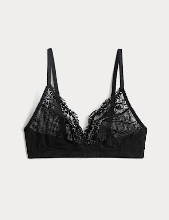 Jasmine Lace Non Wired Plunge Bra (A-E)
