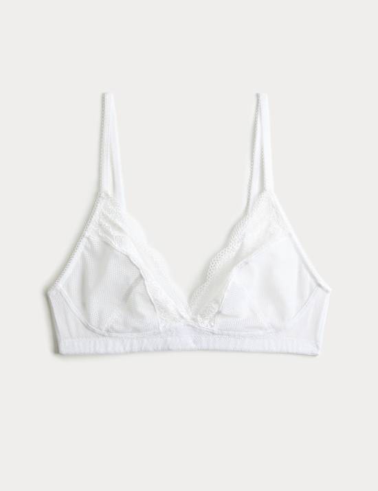 Soutien-gorge plongeant Jasmine sans armature en dentelle, bonnets A &agrave; E