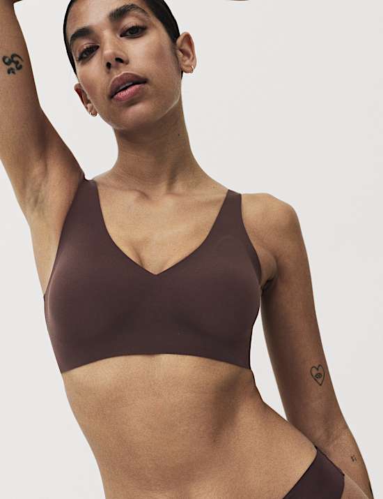 Body Invisibles&trade; Non Wired Crop Top A-E