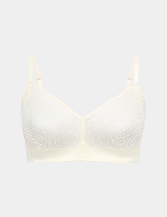 Smoothing Lace Non Wired Full Cup Bra (A-E)