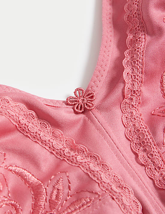 Total Support Embroidered Full Cup Bra B-G