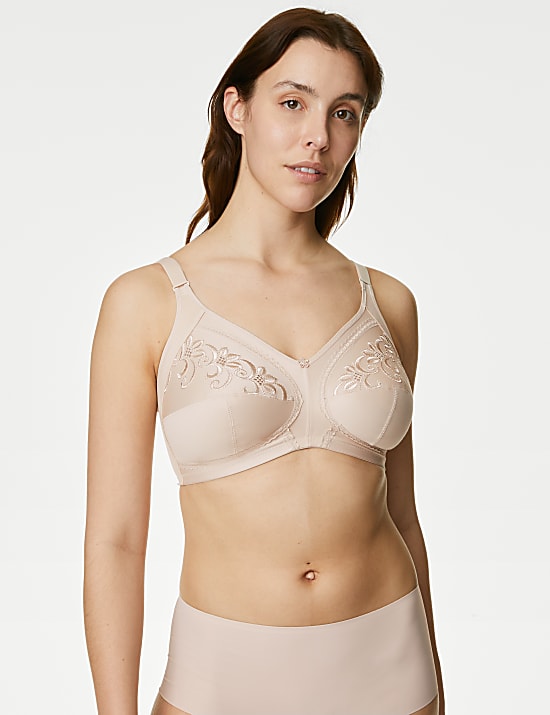 Total Support Embroidered Full Cup Bra GG-K