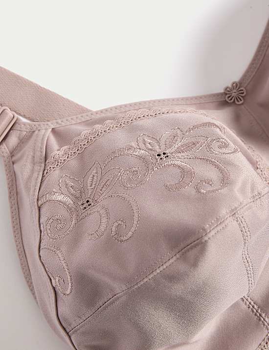 Total Support Embroidered Full Cup Bra GG-K