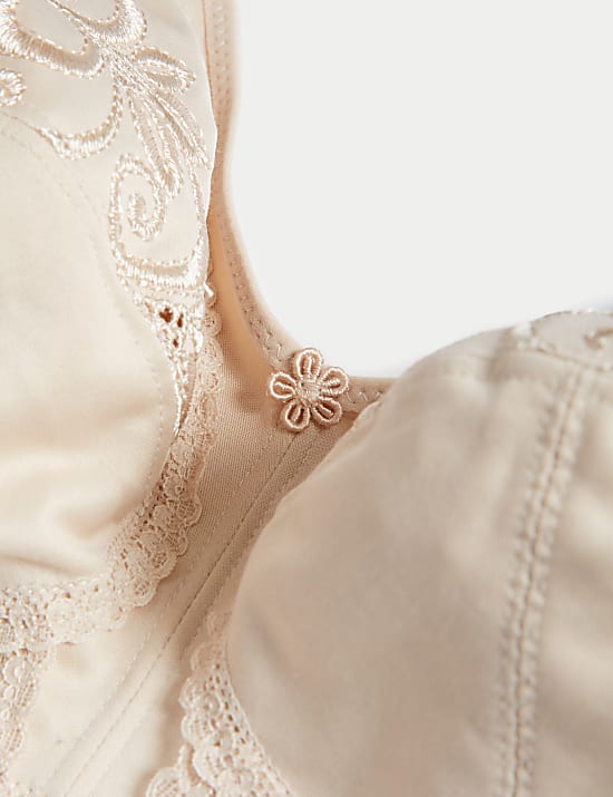 Total Support Embroidered Full Cup Bra B-G