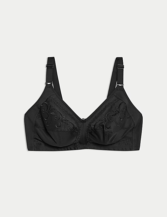Total Support Embroidered Full Cup Bra B-G