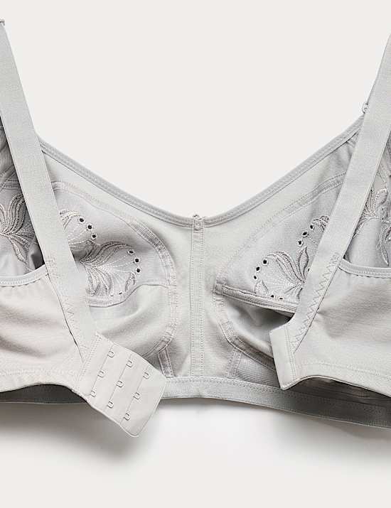 Embroidered Total Support Full Cup Bra (A-K)