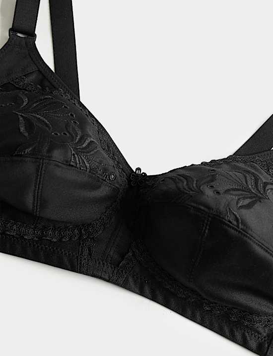 Embroidered Total Support Full Cup Bra (A-K)