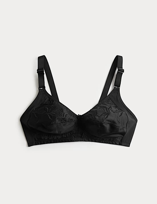 Embroidered Total Support Full Cup Bra (A-K)