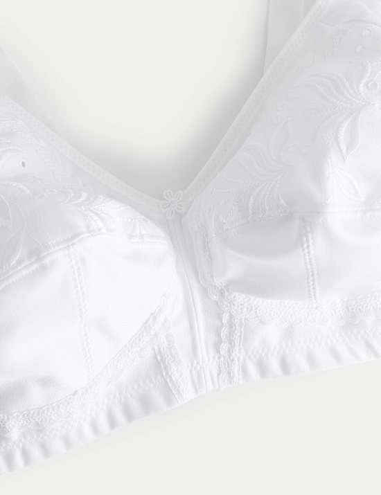 Embroidered Total Support Full Cup Bra (A-K)