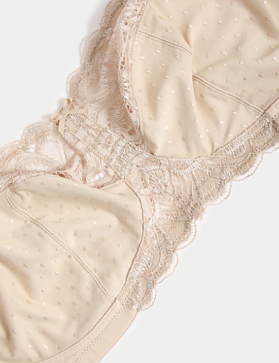 חזיית Amelia Lace ללא ברזלים בדרגת תמיכה מלאה, במידות B-H