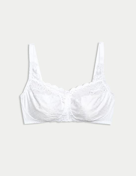 Amelia Lace Non Wired Total Support Bra B-H