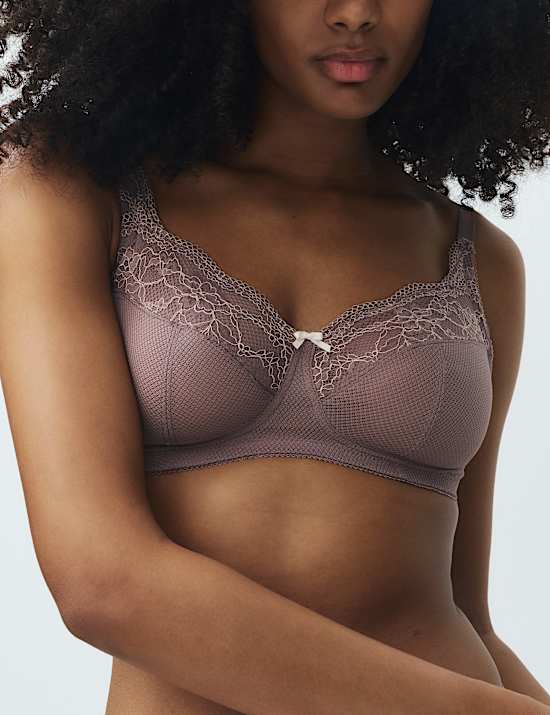 2 Pack Jasmine Lace Total Support Bras (B-H)
