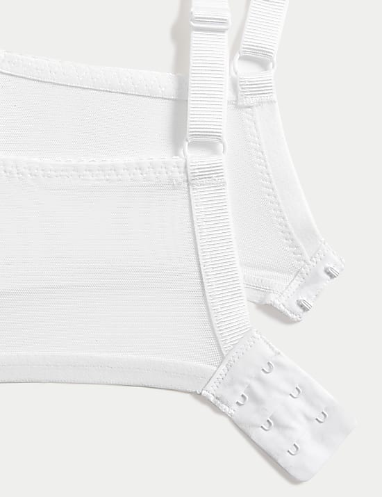 חזייה מרופדת עם ברזלים, קאפ מלא וגימור תחרה במידות A-E