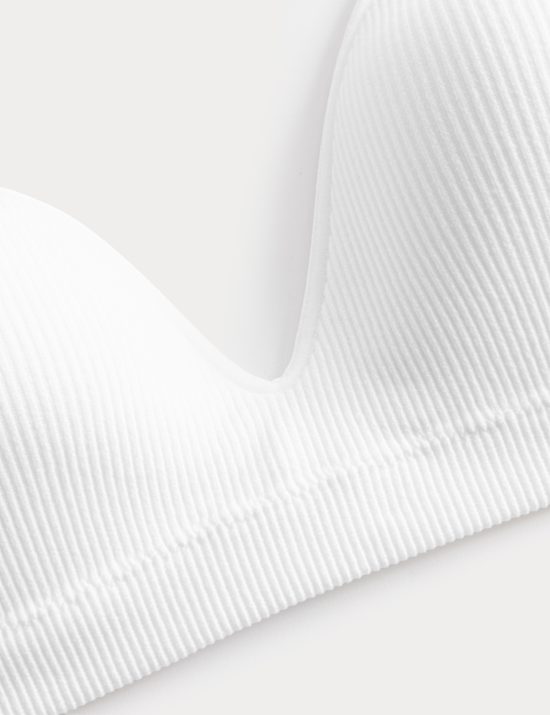 Seamless Ribbed Non Wired First Bra