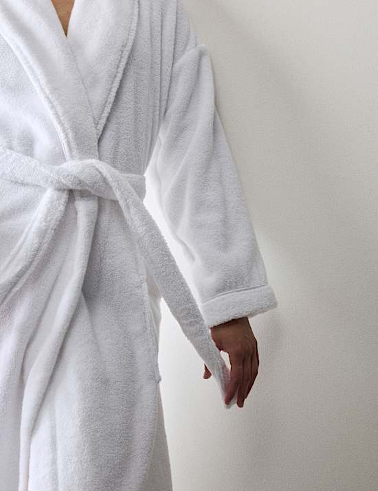 Pure Cotton Towelling Dressing Gown