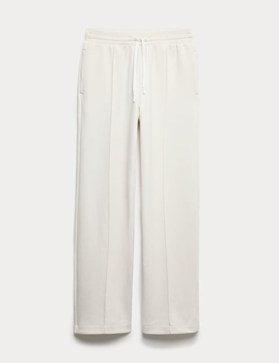 Pantalones informales de pernera ancha de neopreno