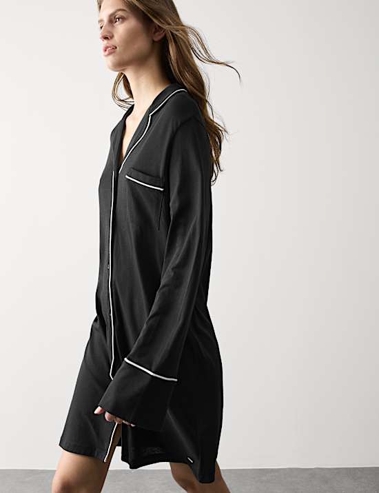 Noční košile z bavlněného modalu