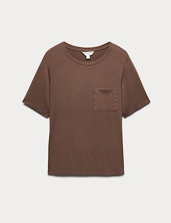 Parte de arriba de pijama con detalle de bolsillo