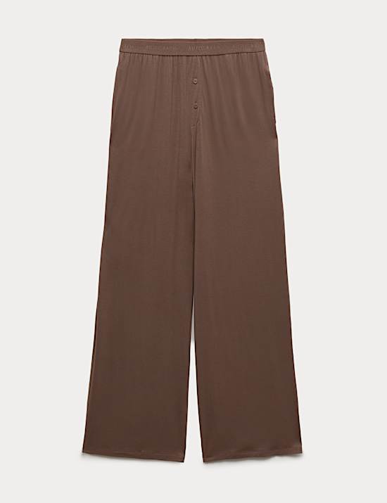 Jersey Wide Leg Pyjama Bottoms