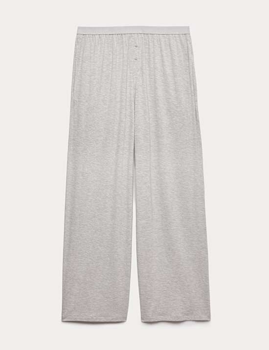 Jersey Wide Leg Pyjama Bottoms