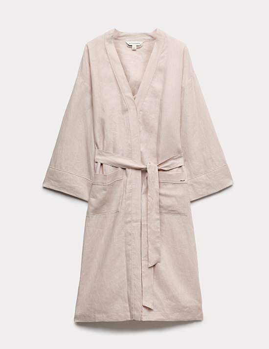 מעטפת מפשתן טהור עם קשירה