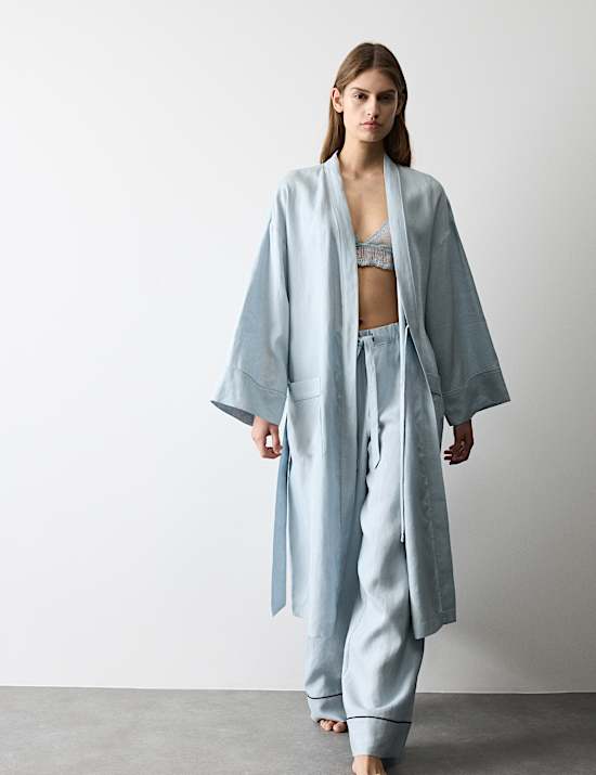 Pure Linen Tie Wrap