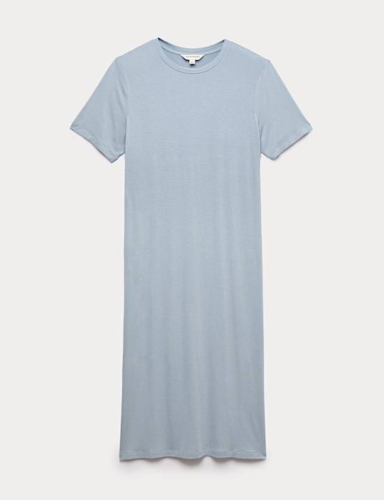 Camis&oacute;n con cuello redondo