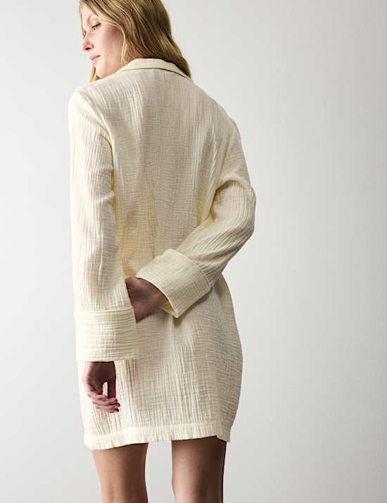 Pure Cotton Muslin Nightshirt