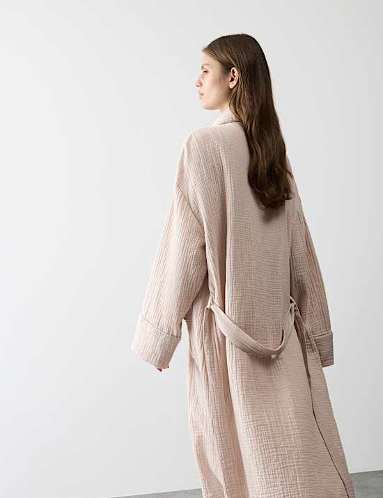 V&ecirc;tement enveloppant en mousseline 100 % coton