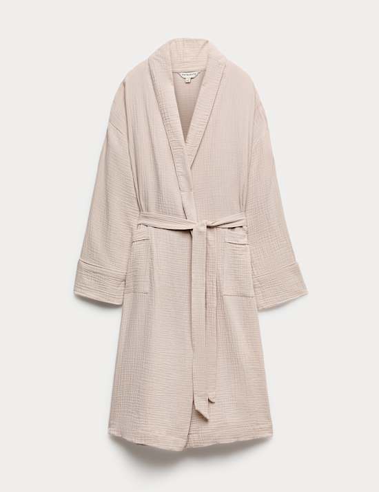 V&ecirc;tement enveloppant en mousseline 100 % coton