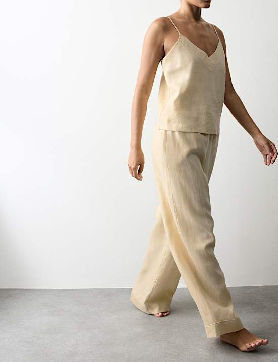 Pyjamaset met hemdje van zuiver linnen