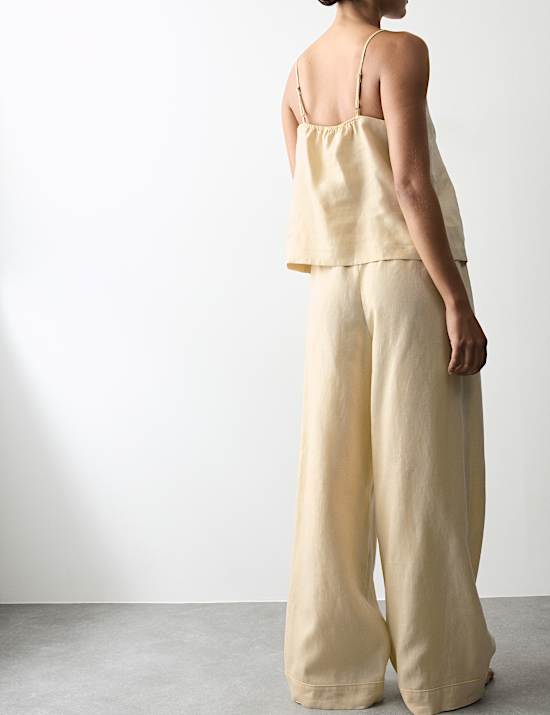 Pyjamaset met hemdje van zuiver linnen