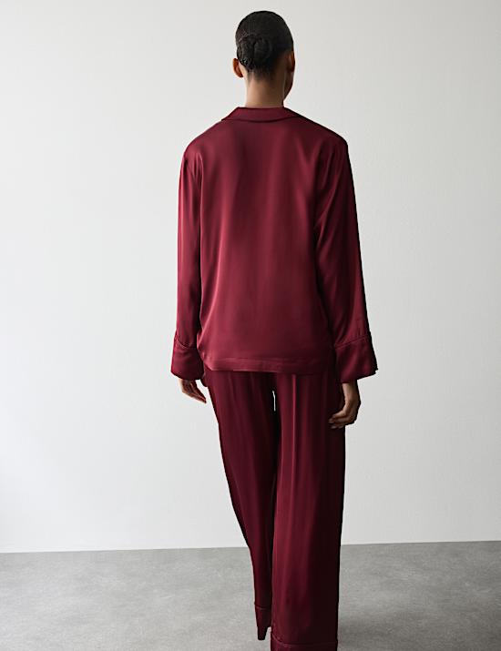 Premium Satin Revere Pyjama Set