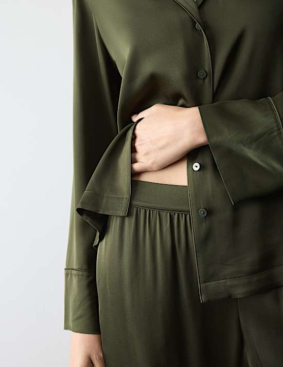 Premium Satin Revere Pyjama Set