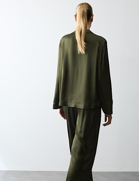 Premium Satin Revere Pyjama Set